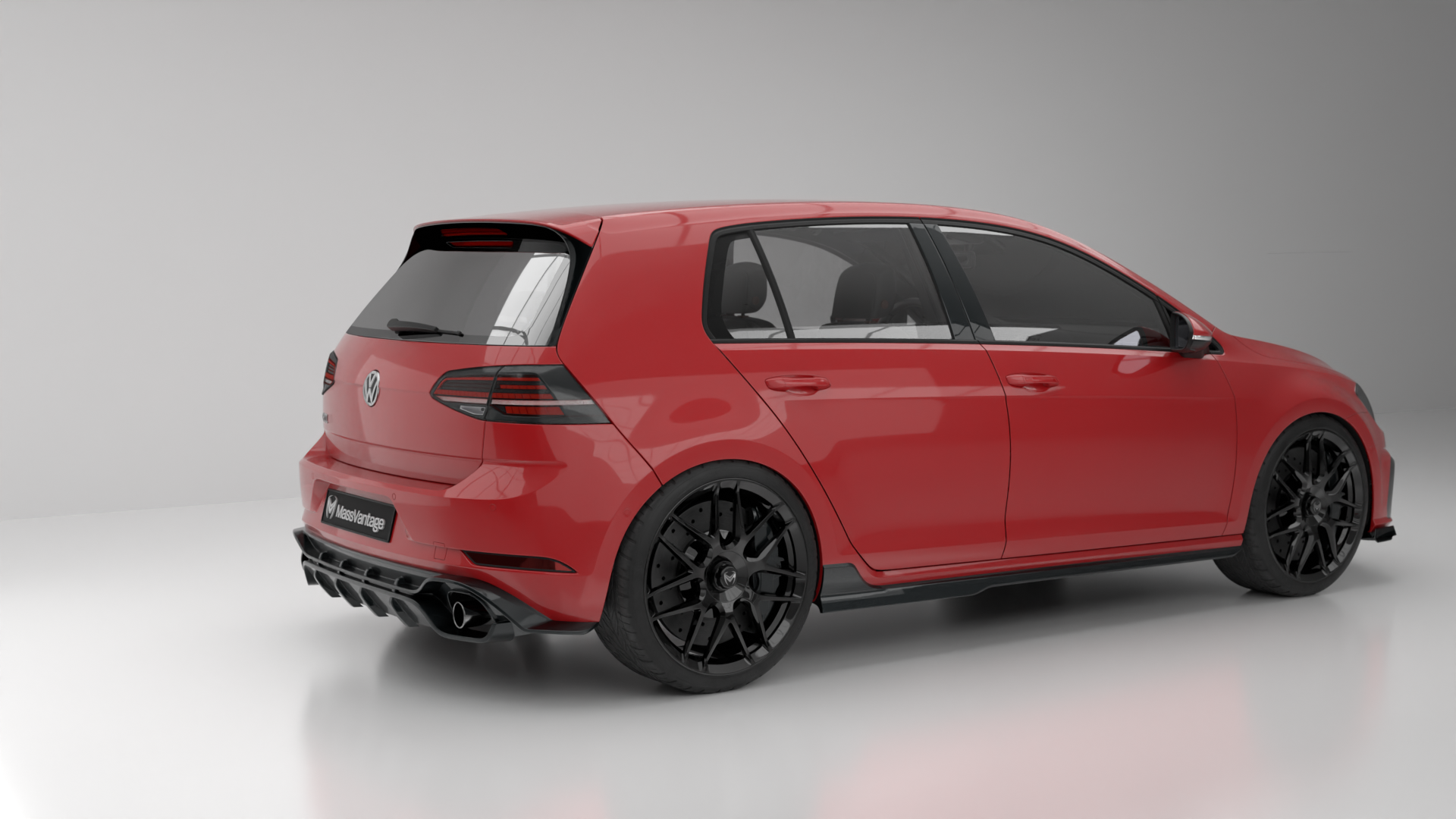 Rear diffusor Volkswagen Golf GTI MK7.5