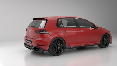 Rear diffusor Volkswagen Golf GTI MK7.5