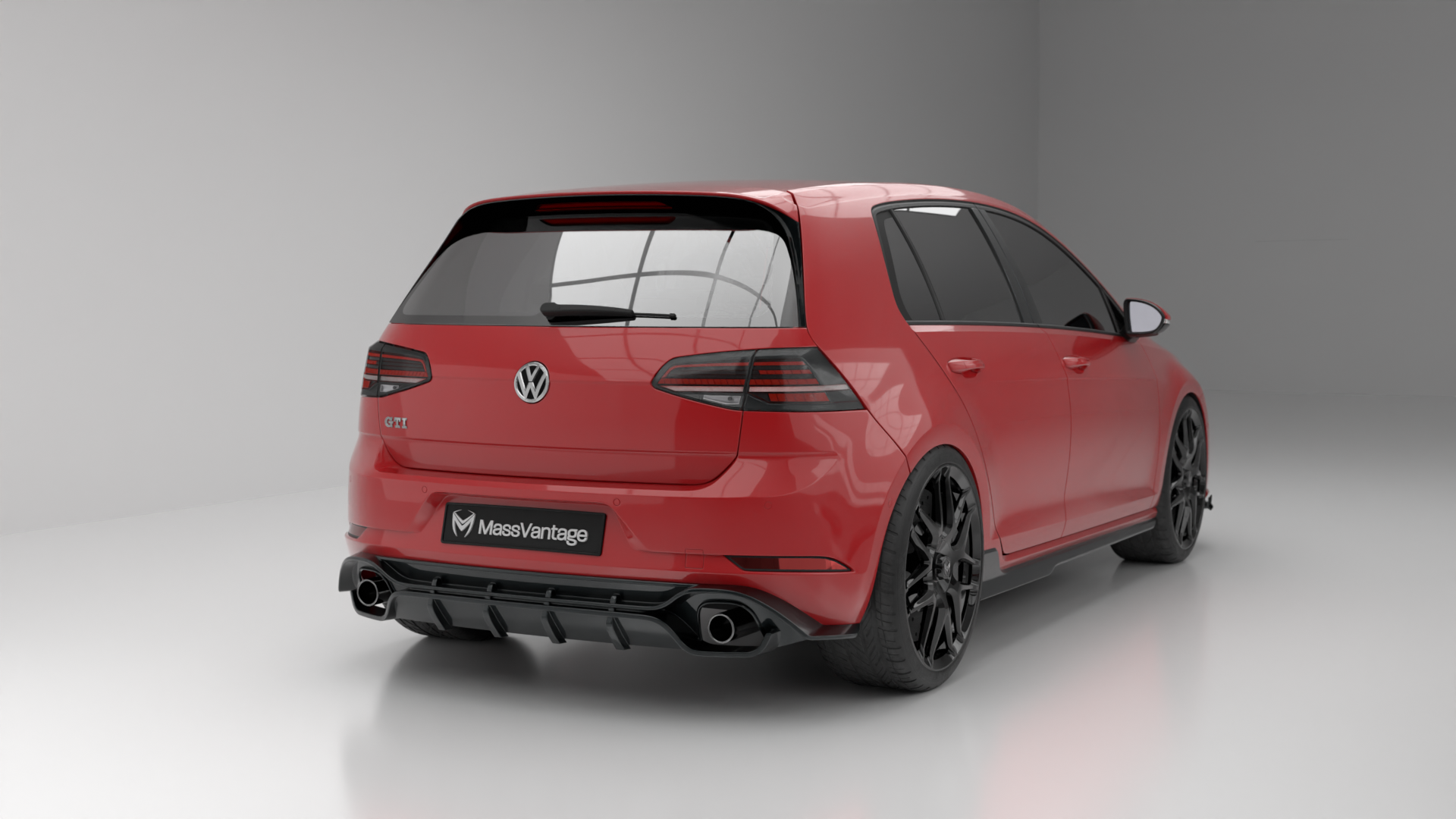 Rear diffusor Volkswagen Golf GTI MK7.5