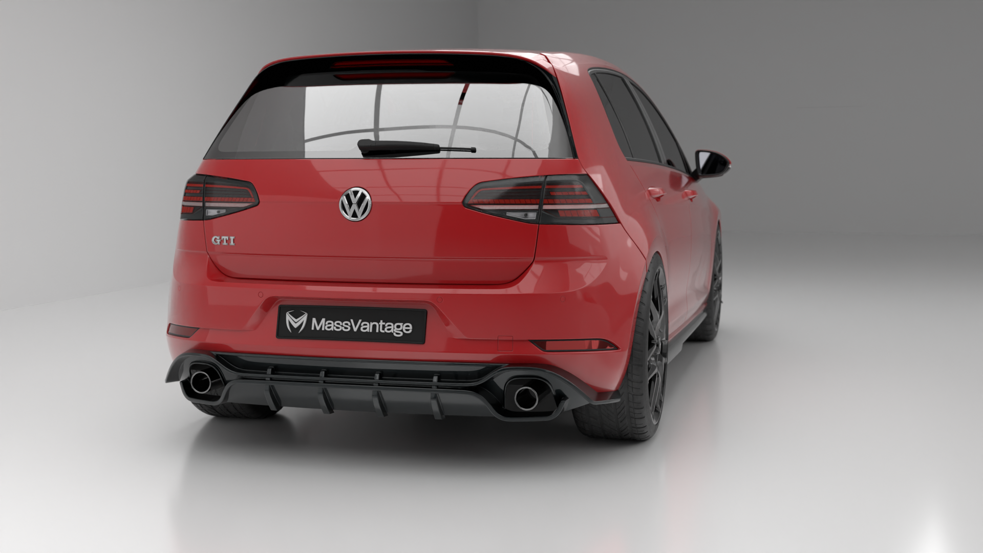Rear diffusor Volkswagen Golf GTI MK7.5